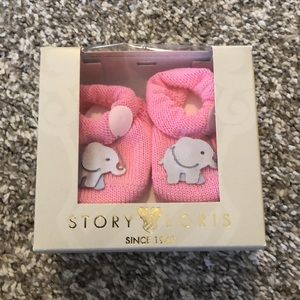 Pink Elephant Baby Shoes NWT